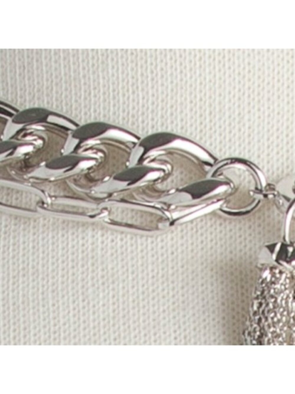KENDRA SCOTT Silver White Pearl Everleigh Chain Necklace - Picture 4 of 4